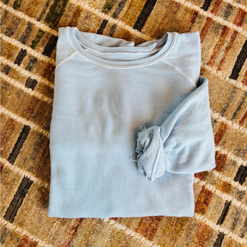 The GREAT Sweatshirt In Pale Blue Size 2